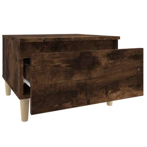 Bočni stolić boja dimljenog hrasta 50x46x35cm konstruirano drvo - Dimljeni hrast 1 Cijena