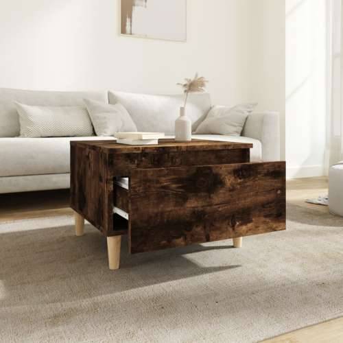Bočni stolići 2 kom boja hrasta 50x46x35 cm konstruiranog drva - Dimljeni hrast 2 Cijena