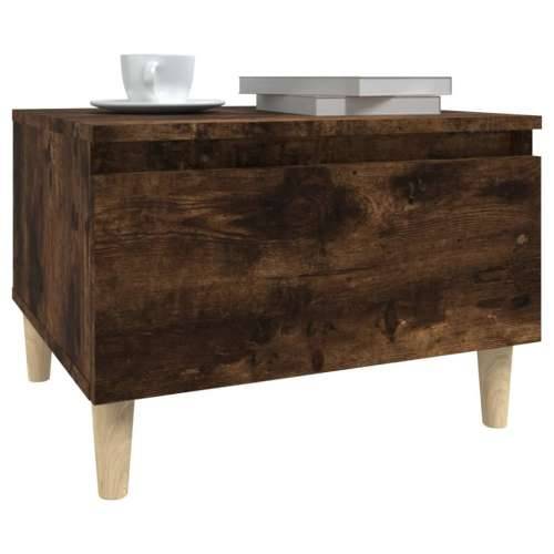 Bočni stolići 2 kom boja hrasta 50x46x35 cm konstruiranog drva - Dimljeni hrast 2 Cijena