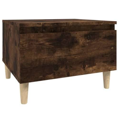 Bočni stolići 2 kom boja hrasta 50x46x35 cm konstruiranog drva - Dimljeni hrast 2 Cijena