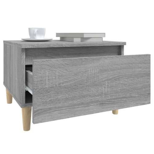 Bočni stolići 2 kom Boja hrasta 50x46x35cm od konstruirano drva - Sivi hrast sonoma 2 Cijena