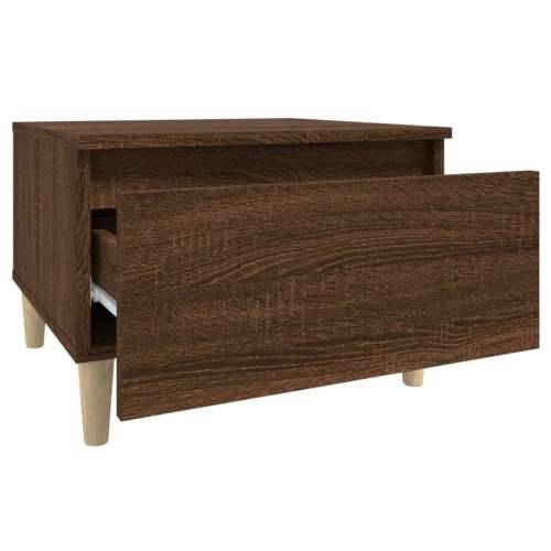 Bočni stolić Smeđi hrast 50 x 46 x 35 cm od konstruiranog drva - Smeđi hrast 1 Cijena