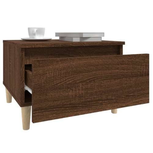 Bočni stolići 2 kom Smeđa hrasta 50x46x35 cm konstruirano drvo - Smeđi hrast 2 Cijena