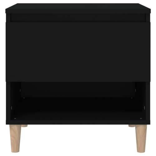 Noćni ormarići 2 kom crni 50 x 46 x 50 cm od konstruiranog drva - Crna 2 Cijena