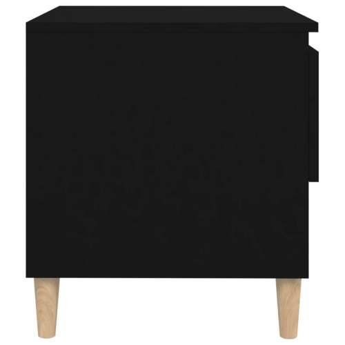 Noćni ormarići 2 kom crni 50 x 46 x 50 cm od konstruiranog drva - Crna 2 Cijena