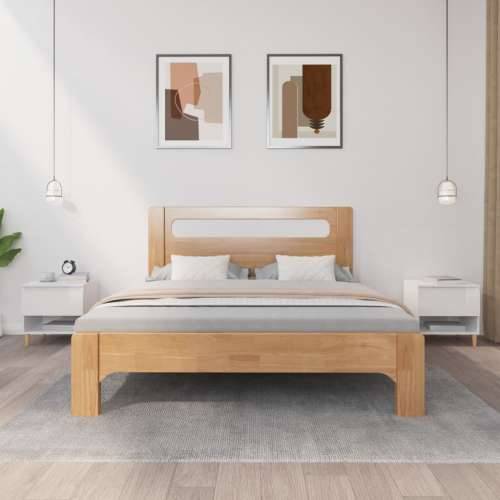 Noćni ormarići 2 kom sjajni bijeli 50x46x50cm konstruirano drvo - Visoko sjajno bijela 2 Cijena