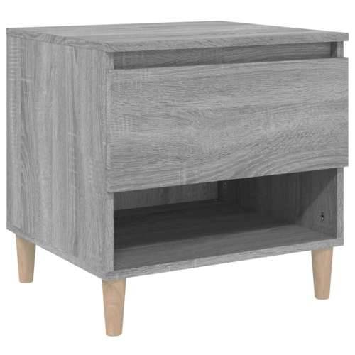 Noćni ormarić boja hrasta sonome 50x46x50 cm konstruirano drvo - Sivi hrast sonoma 1 Cijena