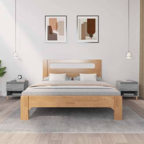 Noćni ormarići 2 kom boja hrasta 50x46x50cm konstruirano drvo - Sivi hrast sonoma 2 Cijena