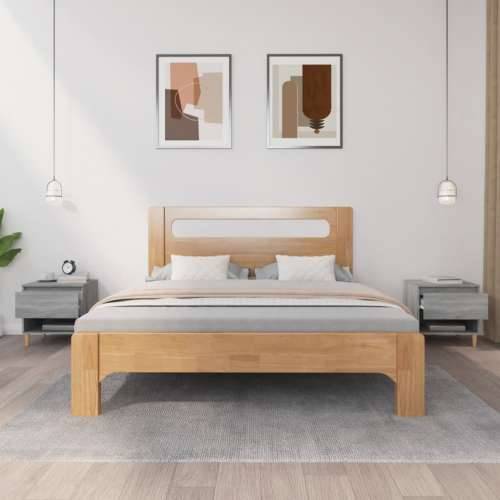 Noćni ormarići 2 kom boja hrasta 50x46x50cm konstruirano drvo - Sivi hrast sonoma 2 Cijena