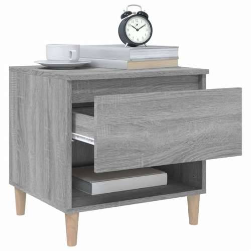 Noćni ormarići 2 kom boja hrasta 50x46x50cm konstruirano drvo - Sivi hrast sonoma 2 Cijena