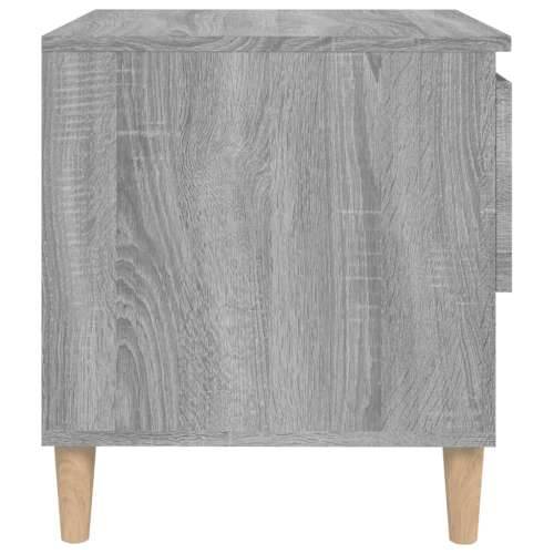 Noćni ormarići 2 kom boja hrasta 50x46x50cm konstruirano drvo - Sivi hrast sonoma 2 Cijena