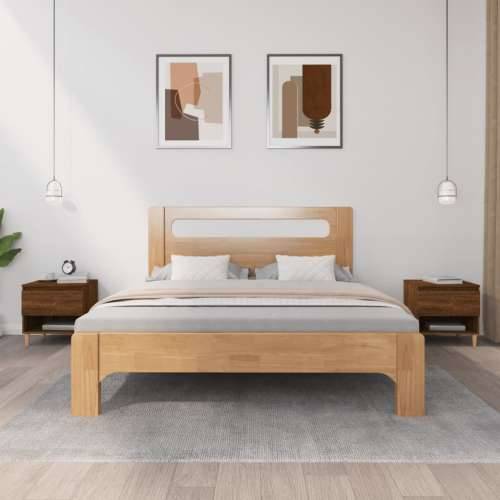 Noćni ormarići 2 kom Smeđi hrasta 50x46x50 cm konstruirano drvo - Smeđi hrast 2 Cijena