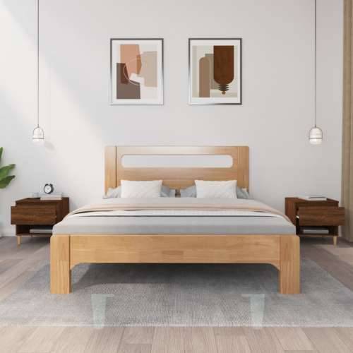 Noćni ormarići 2 kom Smeđi hrasta 50x46x50 cm konstruirano drvo - Smeđi hrast 2 Cijena