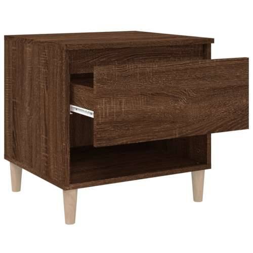 Noćni ormarići 2 kom Smeđi hrasta 50x46x50 cm konstruirano drvo - Smeđi hrast 2 Cijena