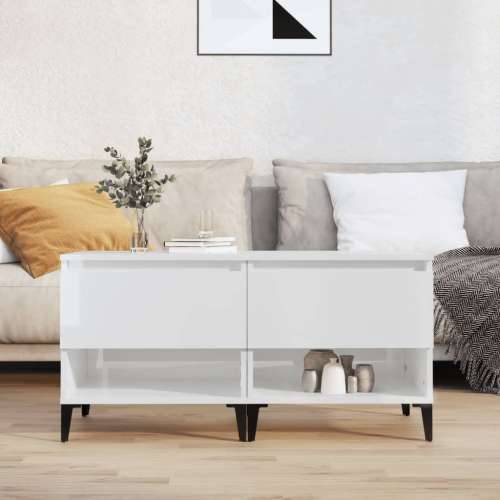 Bočni stolići 2 kom sjajni bijeli 50x46x50 cm konstruirano drvo Visoko sjajno bijela 2 Cijena