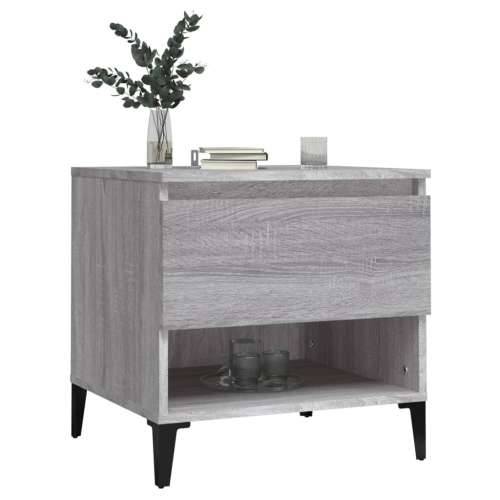 Bočni stolići 2 kom boja hrasta 50x46x50 cm konstruirano drvo Sivi hrast sonoma 2 Cijena