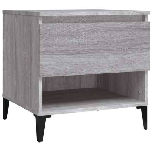 Bočni stolići 2 kom boja hrasta 50x46x50 cm konstruirano drvo Sivi hrast sonoma 2 Cijena