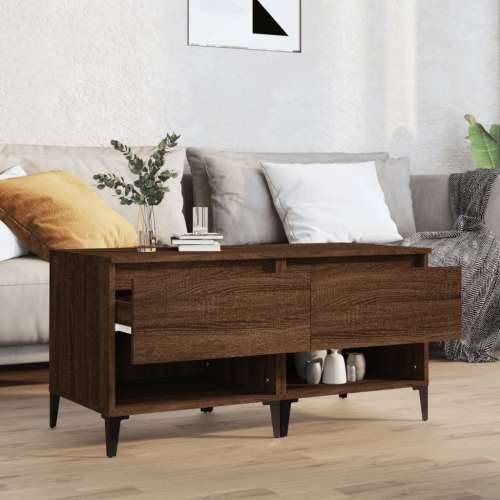 Bočni stolići 2 kom Smeđi hrasta 50x46x50 cm konstruirano drvo Smeđi hrast 2 Cijena