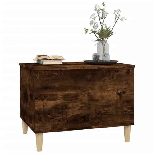 Stolić za kavu boja hrasta 60x44,5x45 cm konstruirano drvo - Dimljeni hrast 1 60 cm Cijena