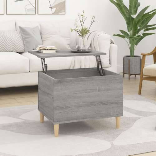 Stolić za kavu boja sonome 60x44,5x45 cm konstruirano drvo - Sivi hrast sonoma 1 60 cm Cijena