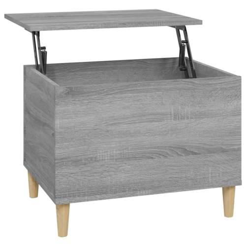 Stolić za kavu boja sonome 60x44,5x45 cm konstruirano drvo - Sivi hrast sonoma 1 60 cm Cijena