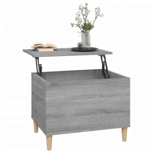 Stolić za kavu boja sonome 60x44,5x45 cm konstruirano drvo - Sivi hrast sonoma 1 60 cm Cijena