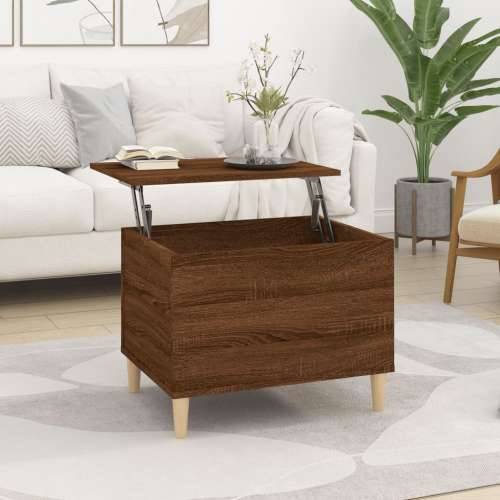 Stolić za kavu Smeđi hrasta 60 x 44,5 x 45 cm konstruirano drvo - Smeđi hrast 1 60 cm Cijena