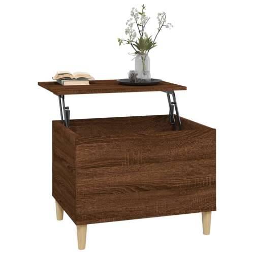 Stolić za kavu Smeđi hrasta 60 x 44,5 x 45 cm konstruirano drvo - Smeđi hrast 1 60 cm Cijena