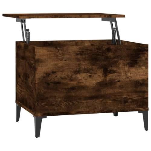 Stolić za kavu boja hrasta 60x44,5x45 cm konstruirano drvo - Dimljeni hrast 1 60 cm Cijena