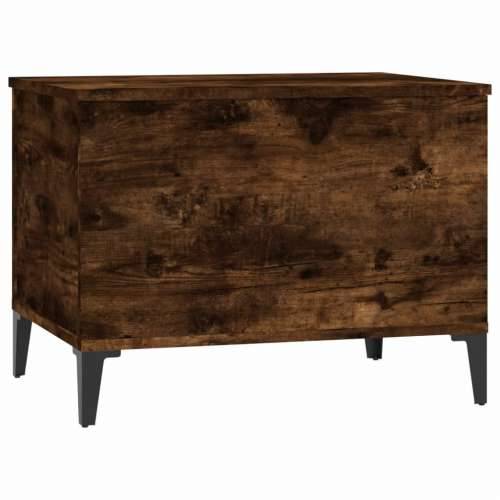 Stolić za kavu boja hrasta 60x44,5x45 cm konstruirano drvo - Dimljeni hrast 1 60 cm Cijena