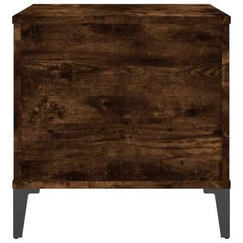 Stolić za kavu boja hrasta 60x44,5x45 cm konstruirano drvo - Dimljeni hrast 1 60 cm Cijena