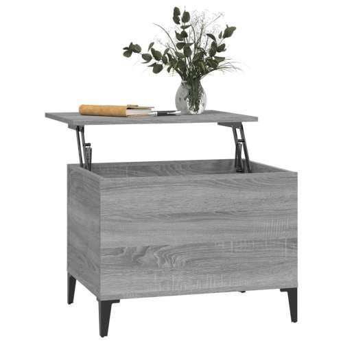Stolić za kavu boja hrasta 60 x 44,5 x 45 cm konstruirano drvo - Sivi hrast sonoma 1 60 cm Cijena