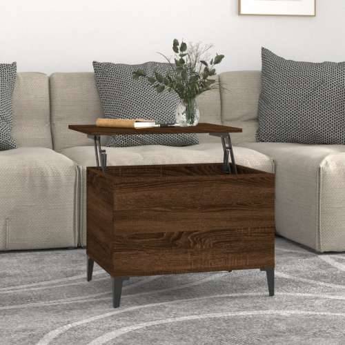 Stolić za kavu Smeđi hrasta 60 x 44,5 x 45 cm konstruirano drvo - Smeđi hrast 1 60 cm Cijena