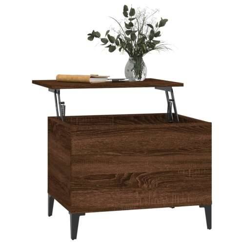 Stolić za kavu Smeđi hrasta 60 x 44,5 x 45 cm konstruirano drvo - Smeđi hrast 1 60 cm Cijena
