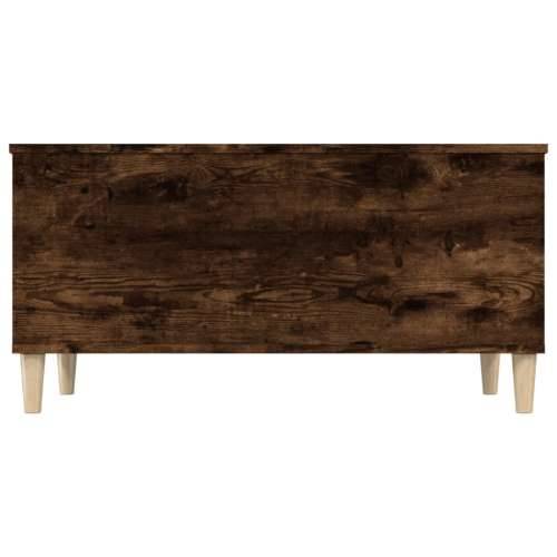 Stolić za kavu boja hrasta 90 x 44,5 x 45 cm konstruirano drvo - Dimljeni hrast 1 90 cm Cijena
