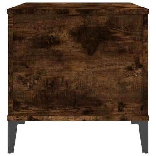 Stolić za kavu boja hrasta 90 x 44,5 x 45 cm konstruirano drvo - Dimljeni hrast 1 90 cm Cijena