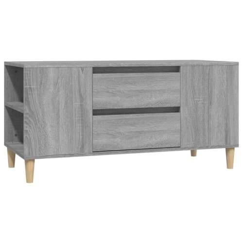 TV ormarić boja sivog sonome 102x44,5x50 cm konstruirano drvo - Sivi hrast sonoma 1 Cijena