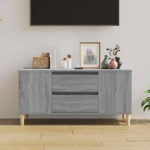 TV ormarić boja sivog sonome 102x44,5x50 cm konstruirano drvo - Sivi hrast sonoma 1 Cijena