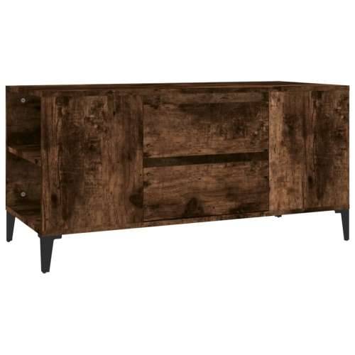 TV ormarić boja hrasta 102x44,5x50 cm konstruirano drvo - Dimljeni hrast 1 Cijena
