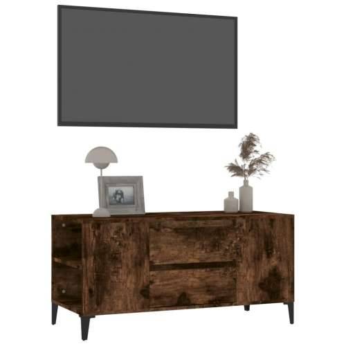 TV ormarić boja hrasta 102x44,5x50 cm konstruirano drvo - Dimljeni hrast 1 Cijena