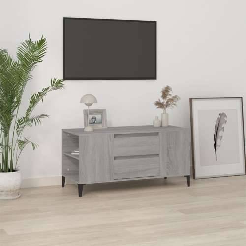 TV ormarić boja sivog sonome 102x44,5x50 cm konstruirano drvo - Sivi hrast sonoma 1 Cijena