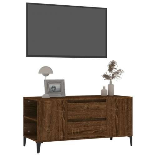 TV ormarić smeđi hrasta 102x44,5x50 cm konstruirano drvo - Smeđi hrast 1 Cijena