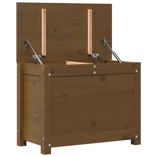 Kutija za pohranu boja meda 60x32x45,5 cm od masivne borovine - boja meda 60 x 32 x 45.5 cm 1 Cijena