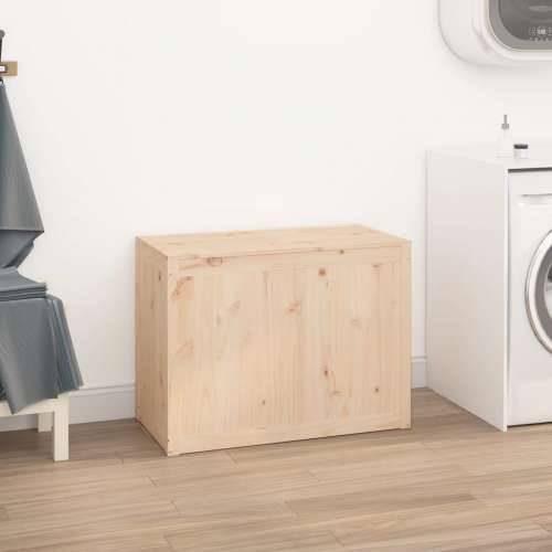 Kutija za rublje 88,5x44x66 cm od masivne borovine - Prirodna 88.5 x 44 x 66 cm 1 Cijena