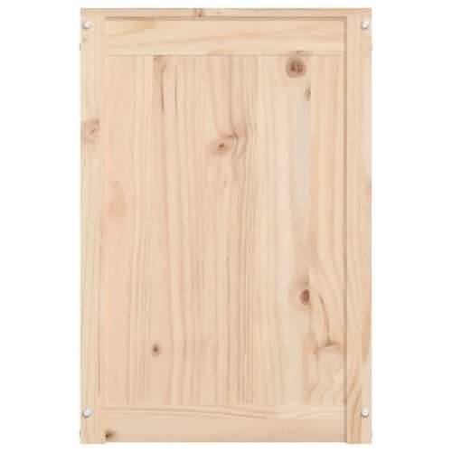 Kutija za rublje 88,5x44x66 cm od masivne borovine - Prirodna 88.5 x 44 x 66 cm 1 Cijena
