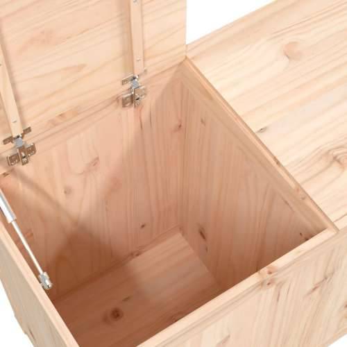 Kutija za rublje 88,5x44x66 cm od masivne borovine - Prirodna 88.5 x 44 x 66 cm 1 Cijena