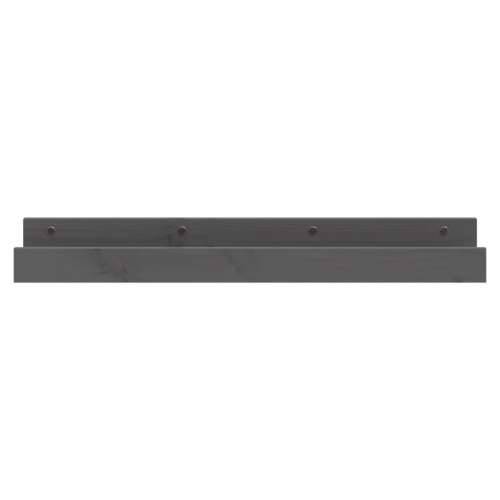 Zidne police 2 kom sive 80x12x9 cm od masivne borovine - Siva 80 x 12 x 9 cm 1 Cijena