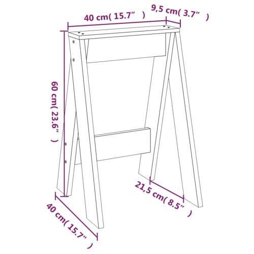 Stolci 2 kom sivi 40x40x60 cm od masivne borovine - Siva 40 x 40 x 60 cm 2 Cijena