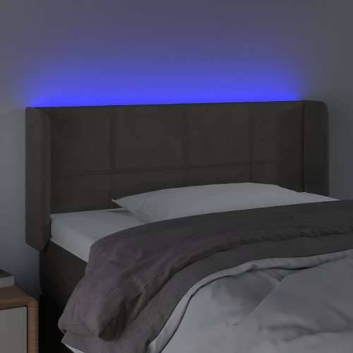 LED uzglavlje tamnosiv 93x16x78/88 cm baršunasto - Tamno siva 93 x 16 x 78/88 cm 1 Cijena