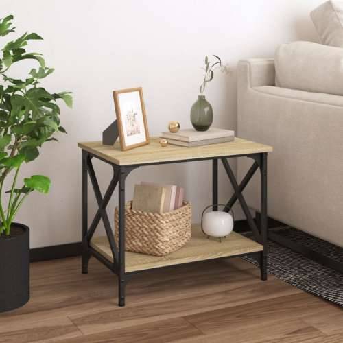 Bočni stolić boja hrasta sonome 55x38x45 cm konstruirano drvo - sonoma hrast 1 Cijena